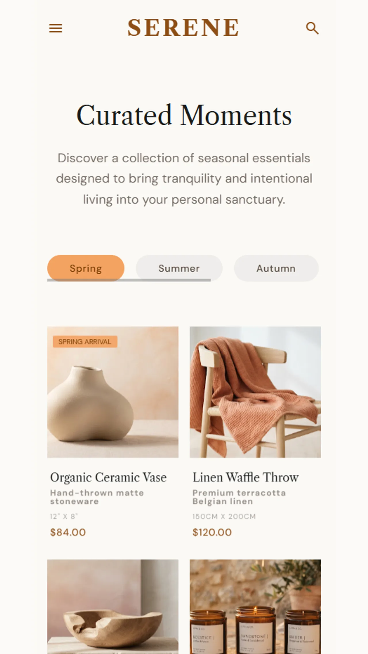 Serene work preview